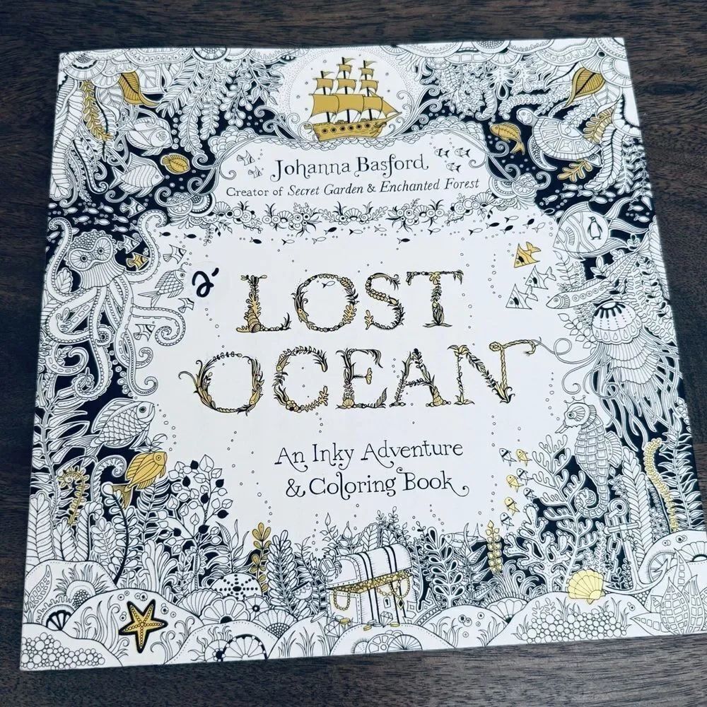Lost Ocean Adult Coloring Book Johanna Basford